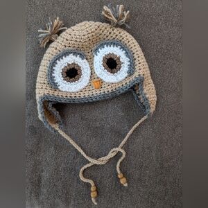Handmade Owl Hat NEW